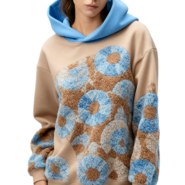 350g Cotton-Poly Heavyweight Square Oversized Hoodie