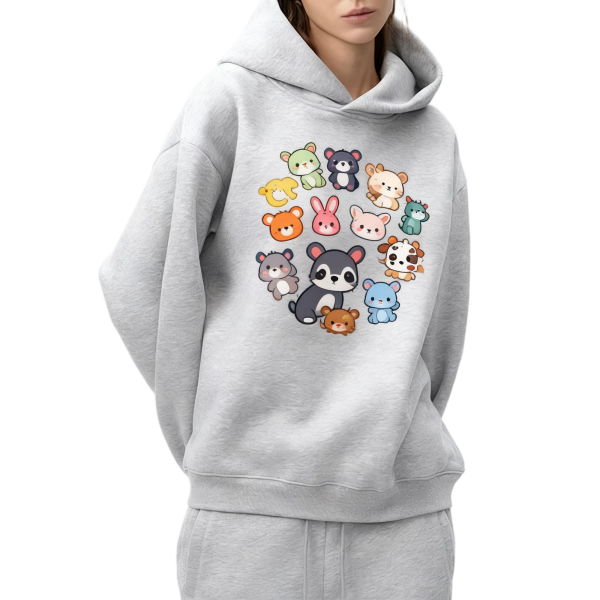 350g Cotton-Poly Heavyweight Clean Oversized Blank Hoodie